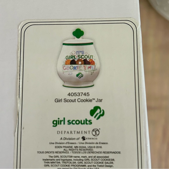 Girl Scout Cookie Time Cookie Jar! 🆕💚 - Picture 9 of 11